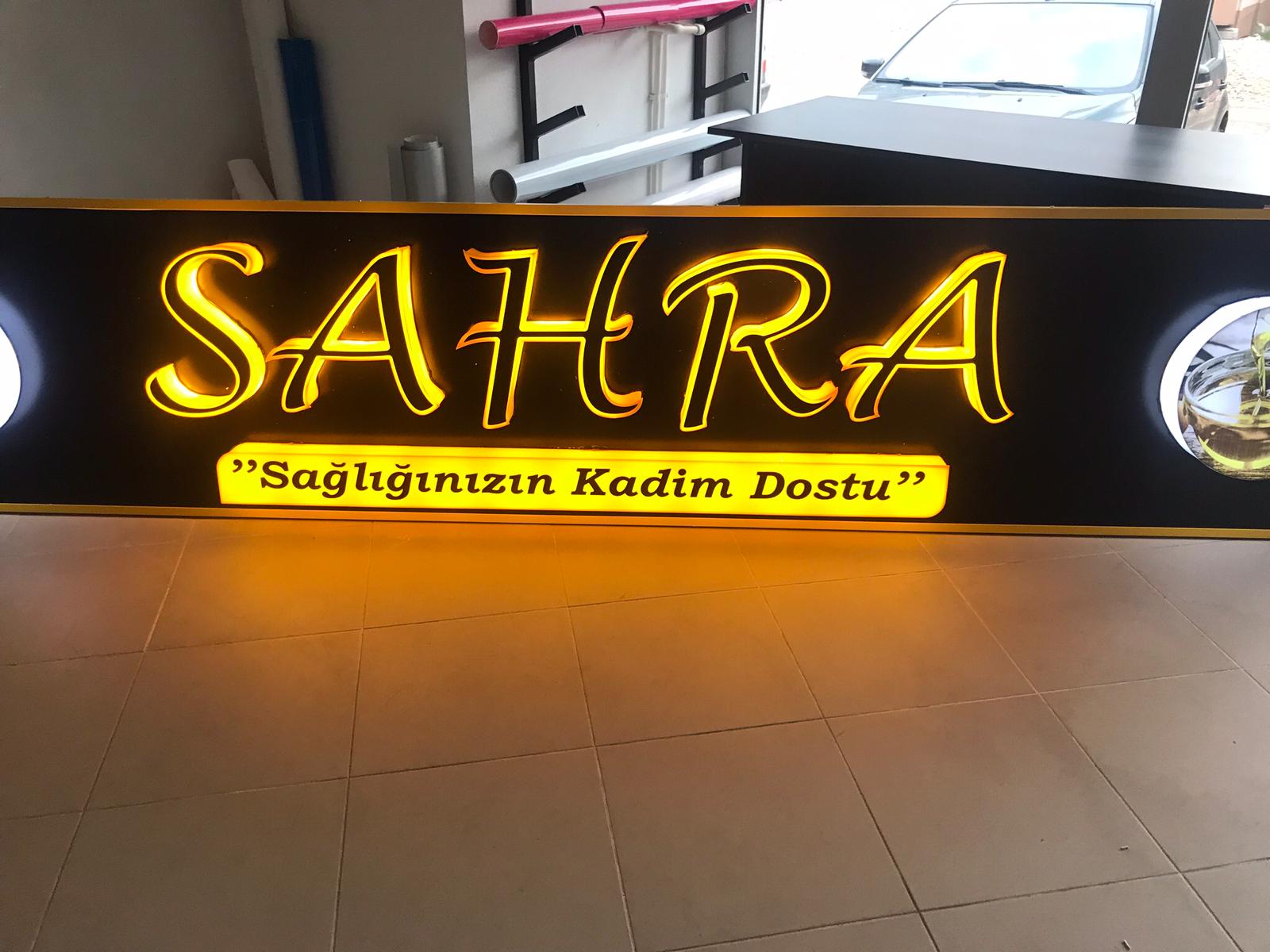 SAHRA Kutu Harf Tabela | Antik Reklam - ANTİK REKLAM