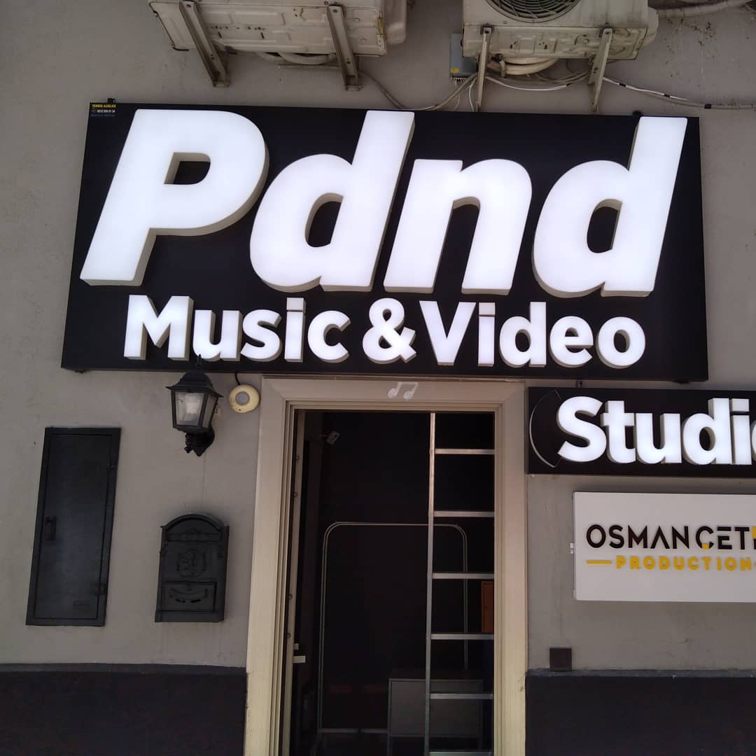 PDND Müzik Kutu Harf Tabela | Antik Reklam Referans Çalışması - ANTİK REKLAM