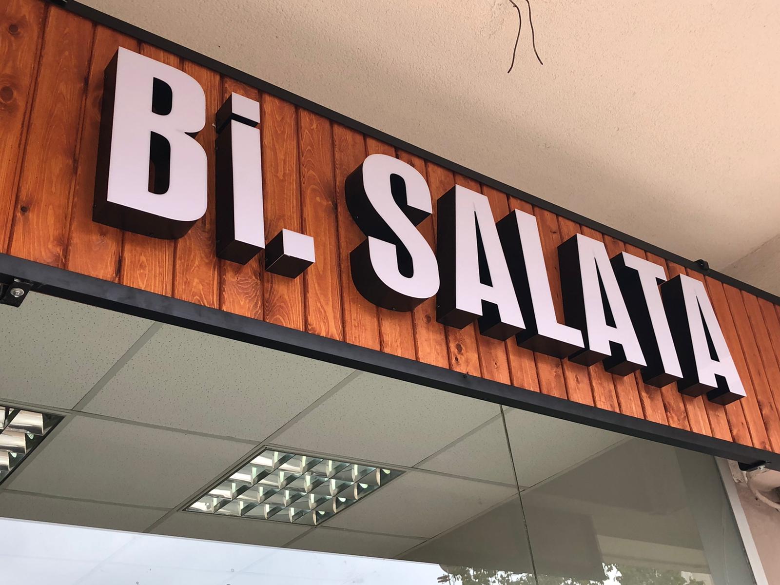 Bi Salata Kutu Harf Tabela | Antik Reklam Referans Çalışması - ANTİK REKLAM
