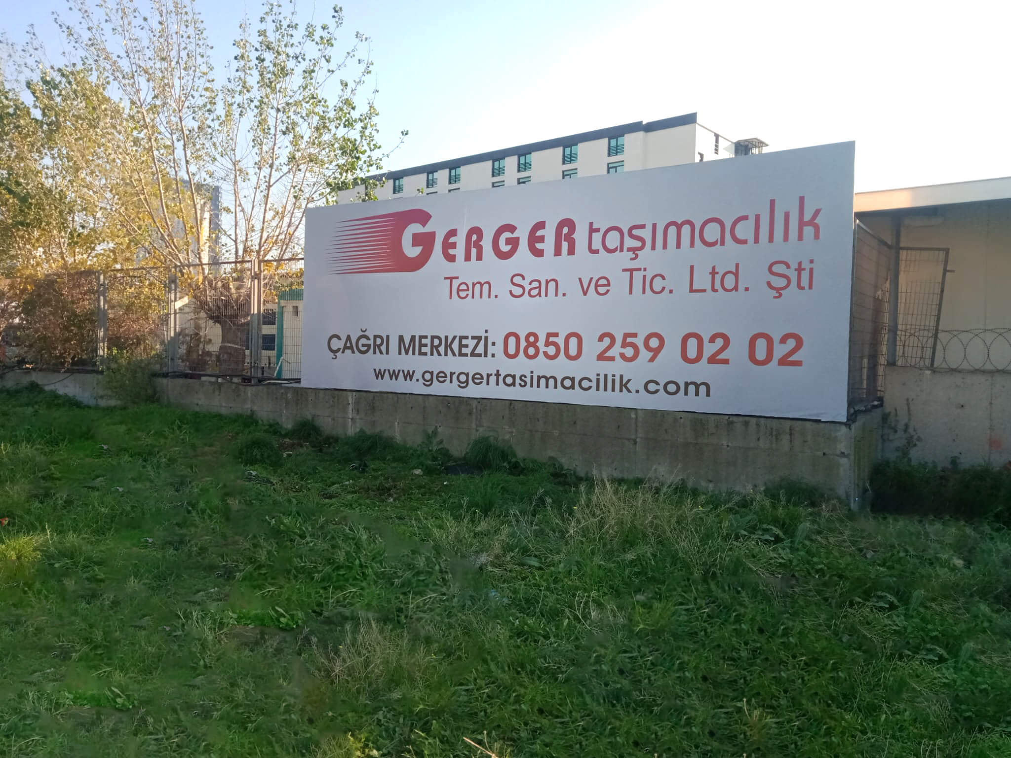 Gerger Taşımacılık Vinil Germe Tabela | Antik Reklam - ANTİK REKLAM