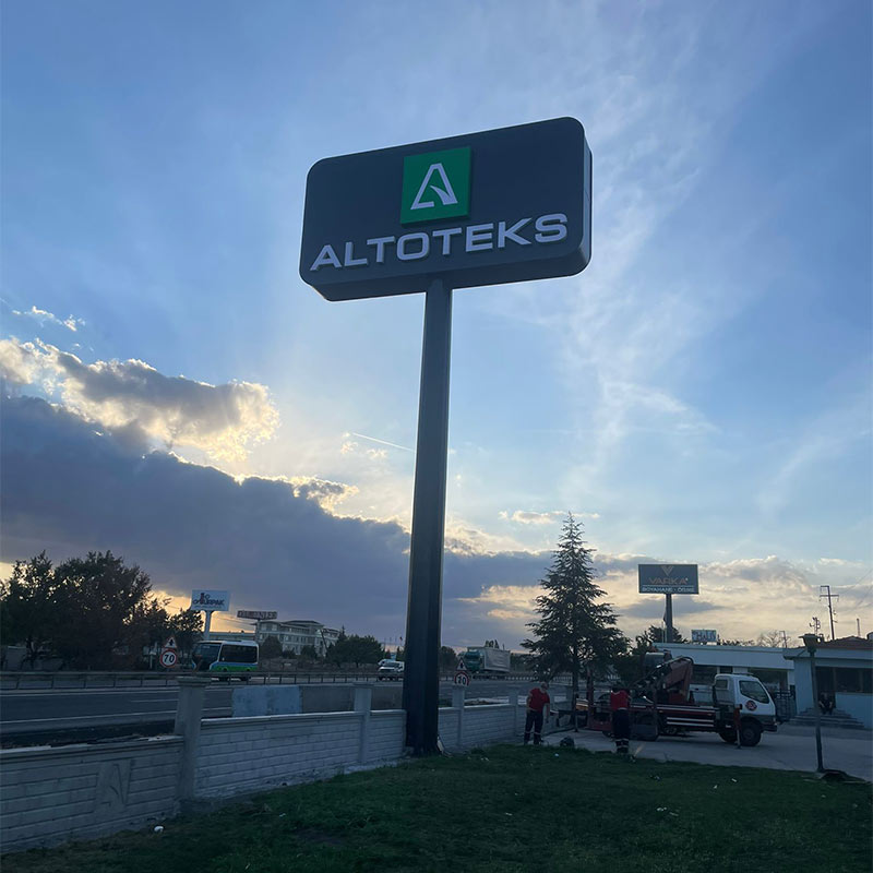 Altoteks Totem Tabela | Antik Reklam - ANTİK REKLAM