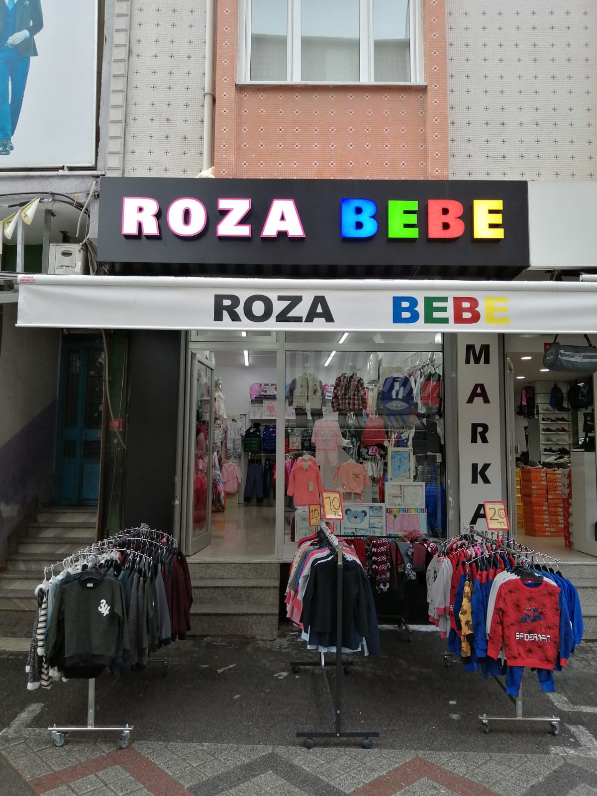Roza Bebe Giyim Kutu Harf Tabela | Antik Reklam Referans Çalışması - ANTİK REKLAM