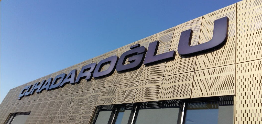 Çuhadaroğlu Kutu Harf Tabela | Antik Reklam Referans Çalışması - ANTİK REKLAM