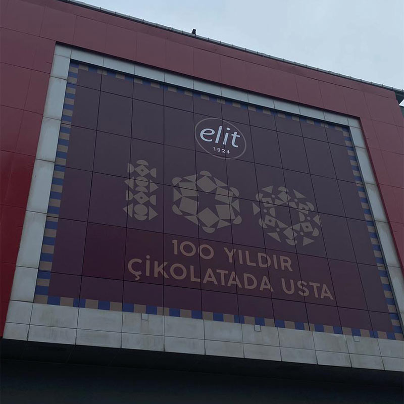 Elit Çikolata Cephe Giydirme | Antik Reklam - ANTİK REKLAM