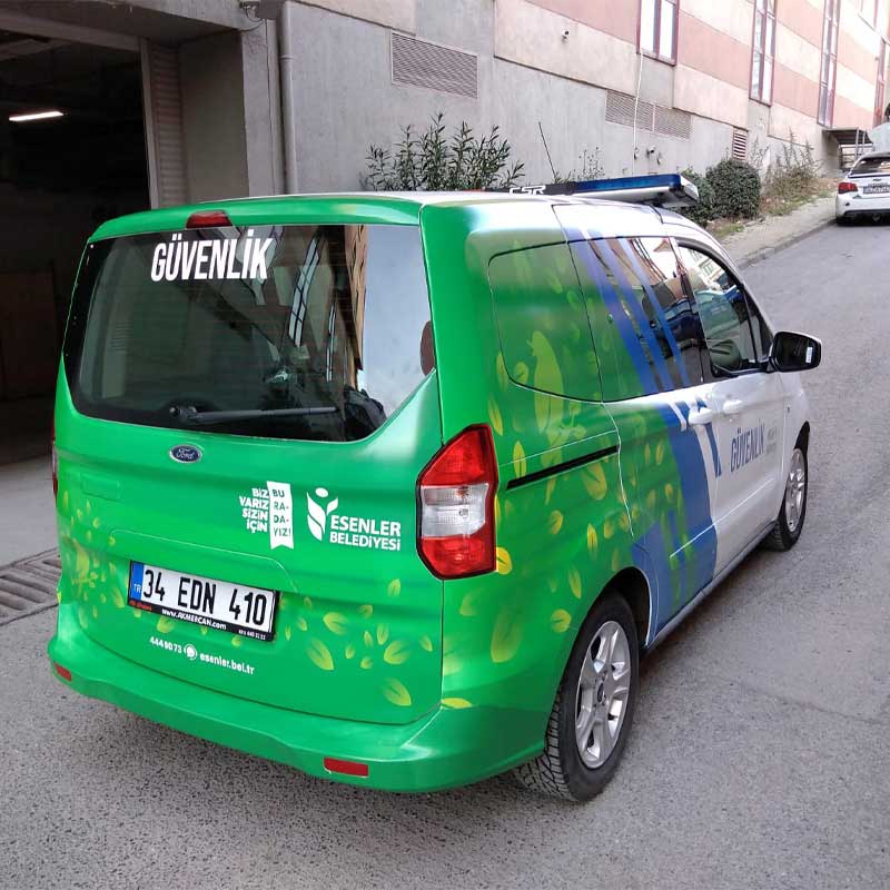 Esenler Belediyesi Tourneo Connect Araç Giydirme | Antik Reklam - ANTİK REKLAM