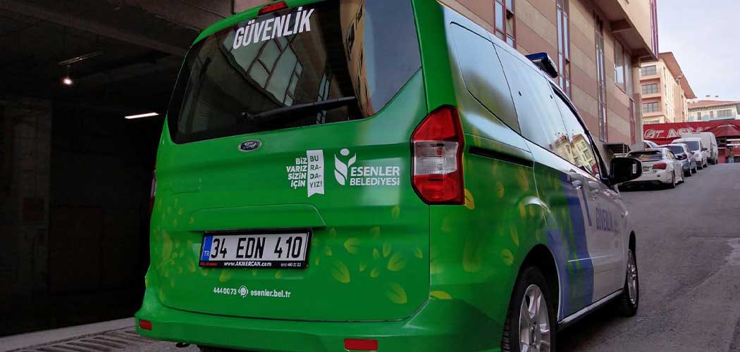 Esenler Belediyesi Tourneo Connect Araç Giydirme | Antik Reklam - ANTİK REKLAM