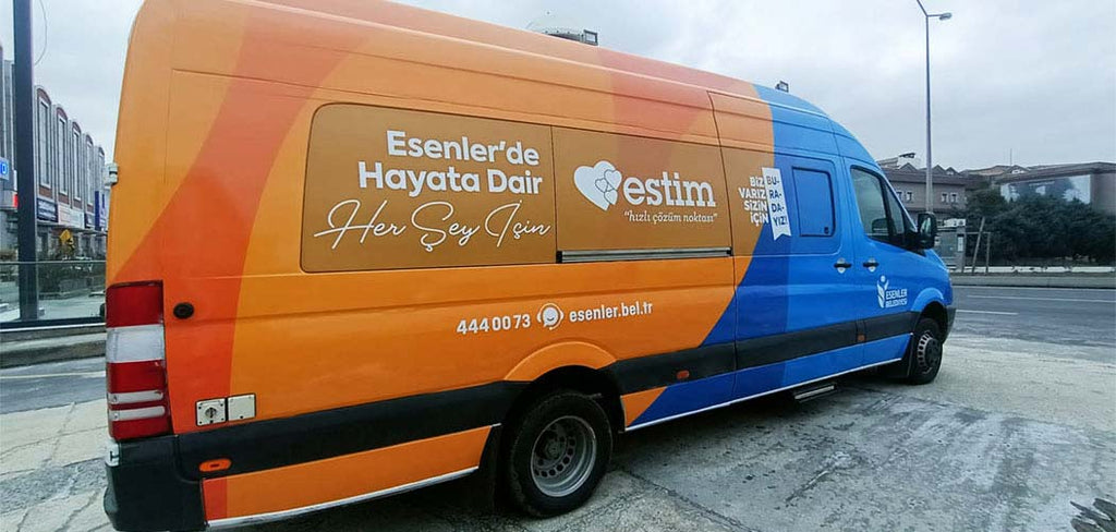 Esenler Belediyesi Araç Giydirme | Antik Reklam - ANTİK REKLAM