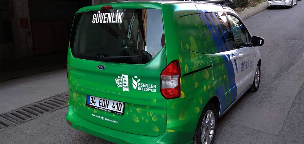 Esenler Belediyesi Tourneo Connect Araç Giydirme | Antik Reklam - ANTİK REKLAM