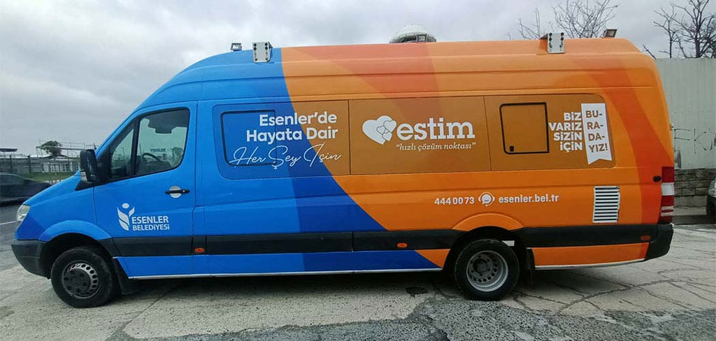 Esenler Belediyesi Araç Giydirme | Antik Reklam - ANTİK REKLAM