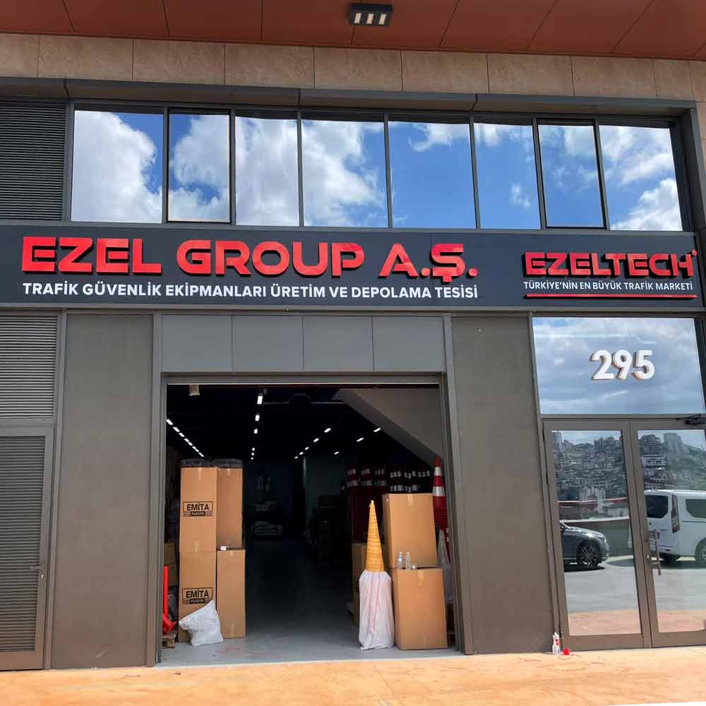 Ezel Grup Kutu Harf Tabela | Antik Reklam Referans Çalışması - ANTİK REKLAM