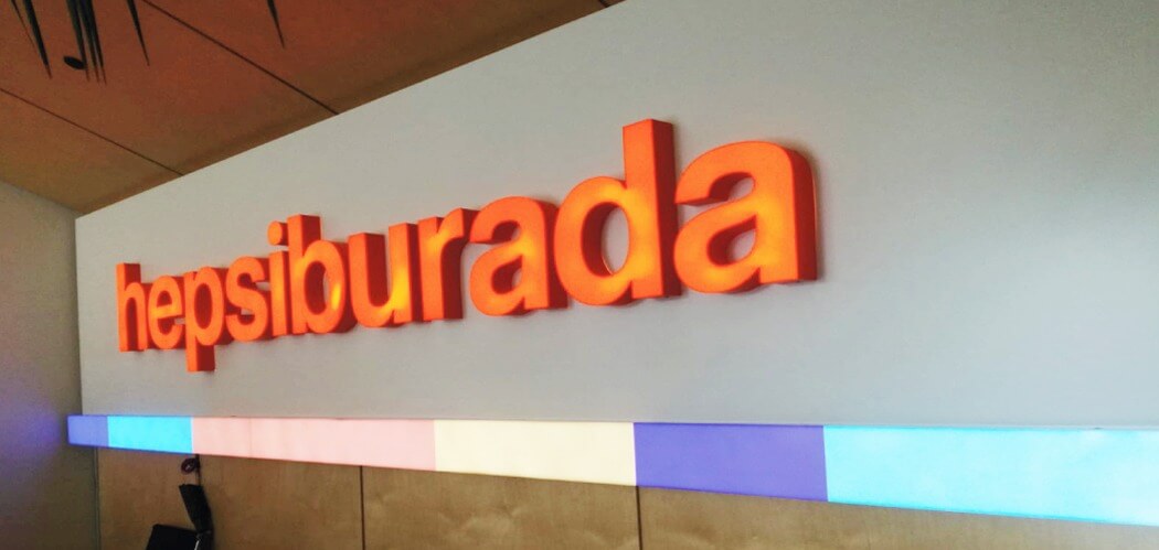 Hepsiburada Kutu Harf Tabela | Antik Reklam Referans Çalışması - ANTİK REKLAM