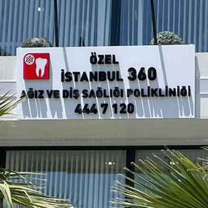 Özel İstanbul 360 Dişçi Işıklı Tabela | Antik Reklam Referans Çalışması - ANTİK REKLAM