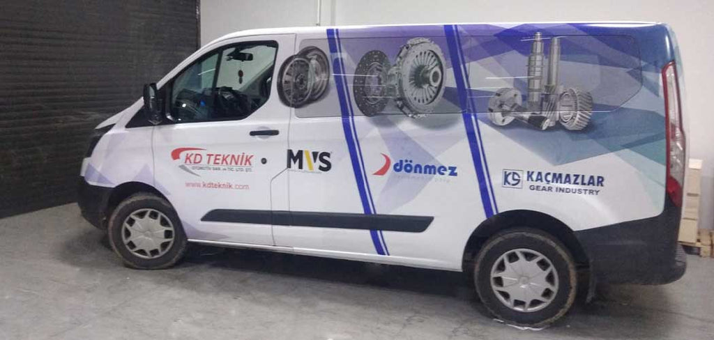 KD Teknik Ford Transit Custom Araç Giydirme | Antik Reklam - ANTİK REKLAM
