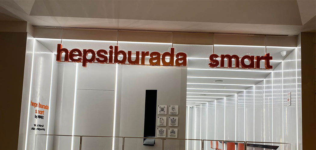 Hepsiburada Kutu Harf Tabela | Antik Reklam Referans Çalışması - ANTİK REKLAM