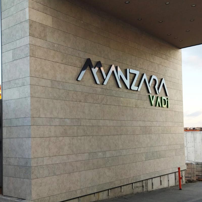 Manzara Vadi Kutu Harf Tabela | Antik Reklam Referans Çalışması - ANTİK REKLAM