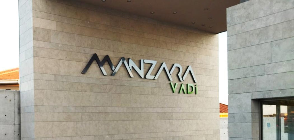 Manzara Vadi Kutu Harf Tabela | Antik Reklam Referans Çalışması - ANTİK REKLAM