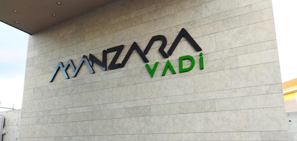 Manzara Vadi Kutu Harf Tabela | Antik Reklam Referans Çalışması - ANTİK REKLAM