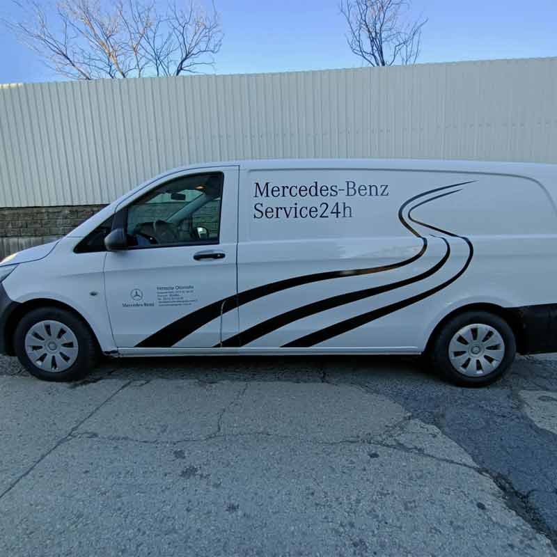 Mercedes-Benz Vito Araç Giydirme | Antik Reklam - ANTİK REKLAM