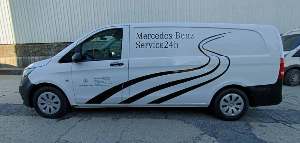 Mercedes-Benz Vito Araç Giydirme | Antik Reklam - ANTİK REKLAM