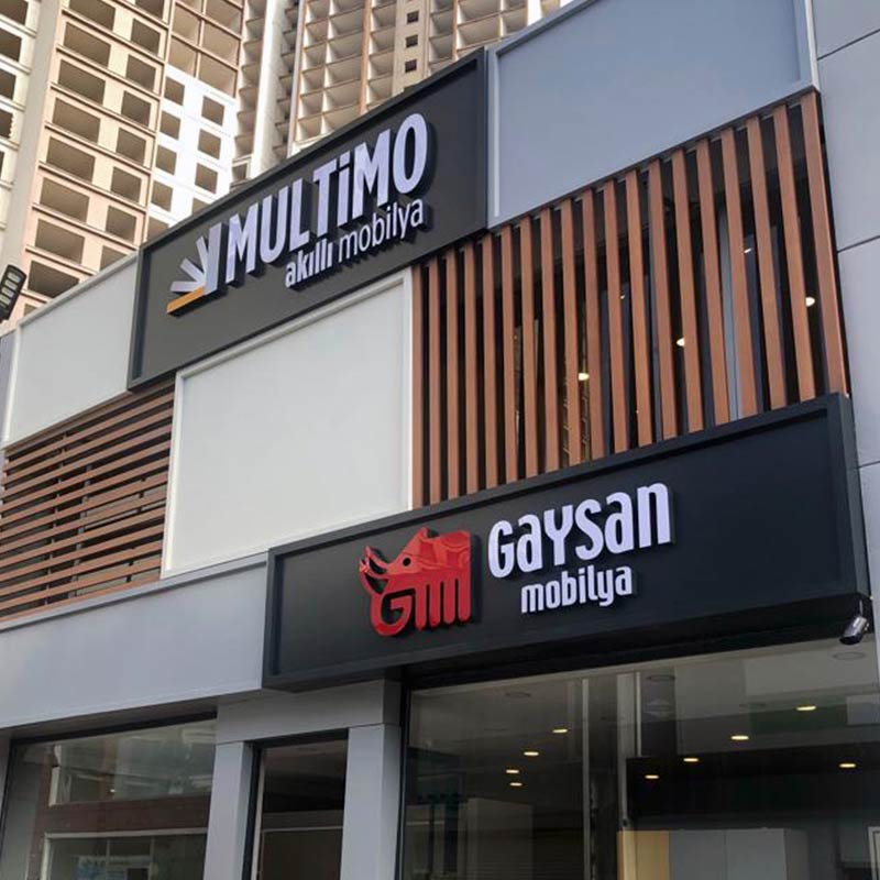 Multimo Kutu Harf Tabela | Antik Reklam Referans Çalışması - ANTİK REKLAM