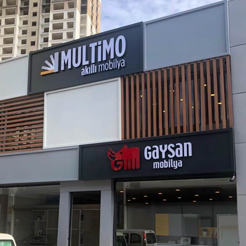 Multimo Kutu Harf Tabela | Antik Reklam Referans Çalışması - ANTİK REKLAM