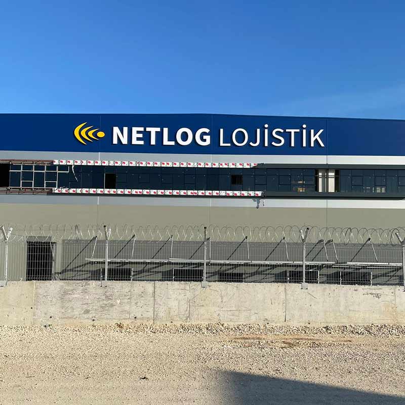 Netlog Lojistik Kutu Harf Tabela | Antik Reklam Referans Çalışması - ANTİK REKLAM