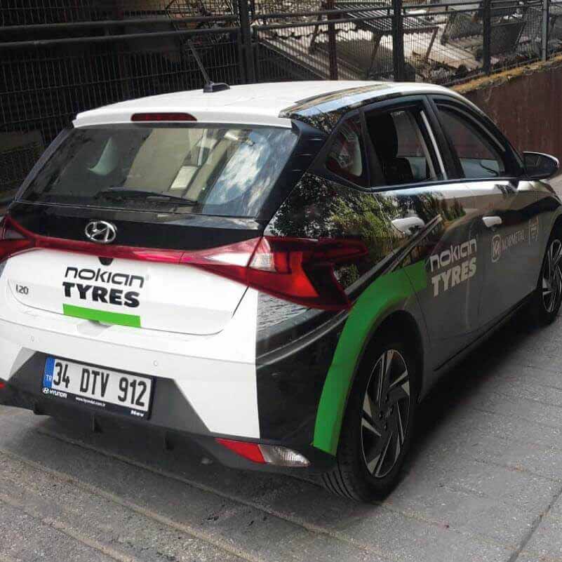 Kormetal Hyundai i20 Araç Giydirme | Antik Reklam - ANTİK REKLAM