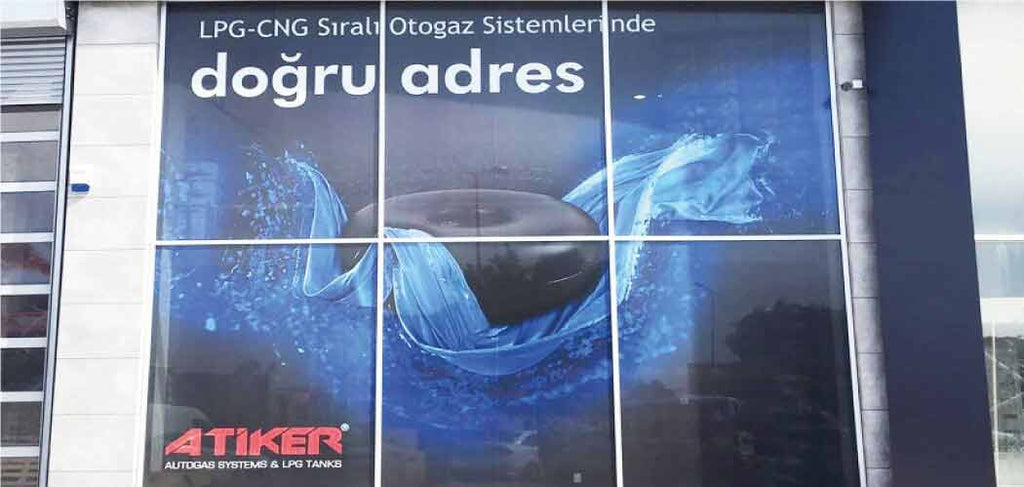 One Way Vision Baskı | Antik Reklam - ANTİK REKLAM