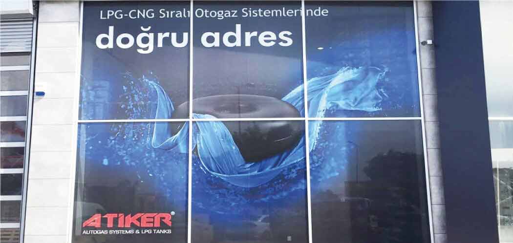 One Way Vision Baskı | Antik Reklam - ANTİK REKLAM