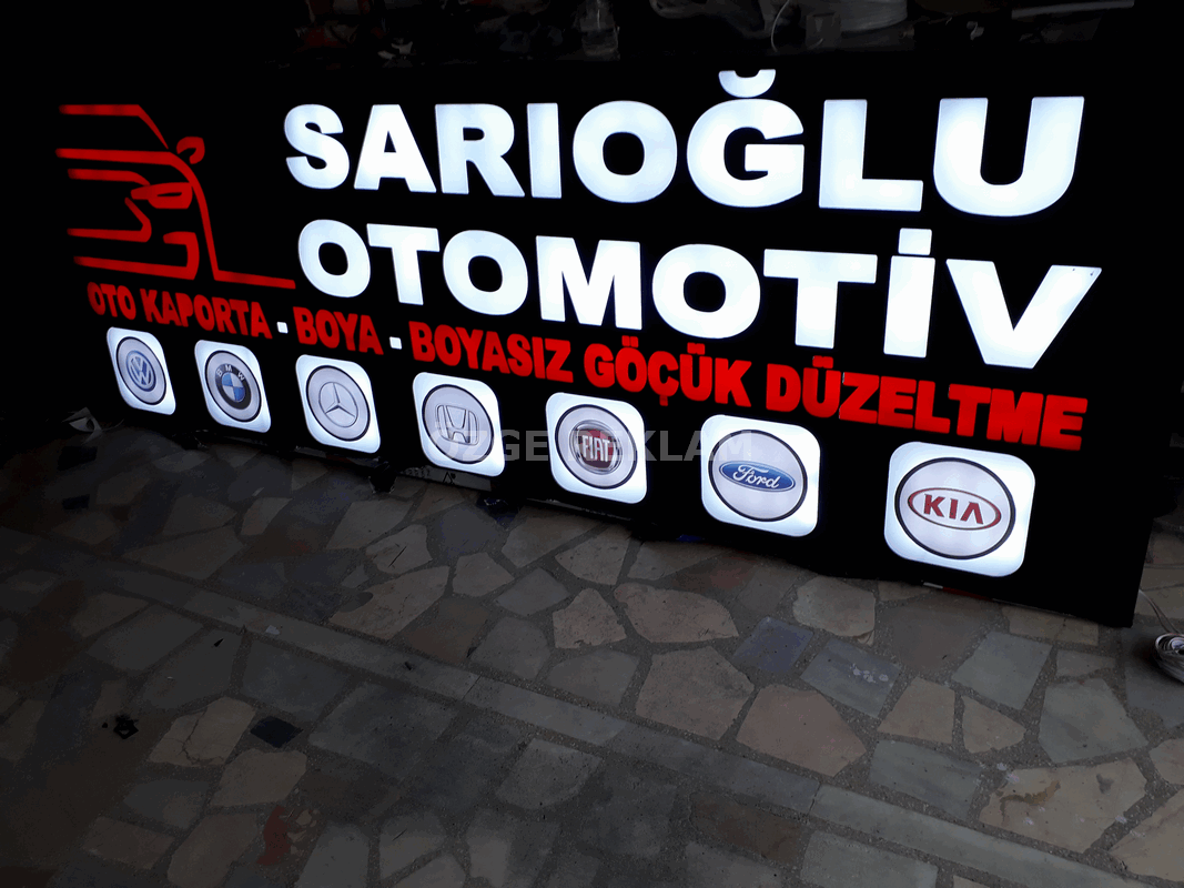 Sarıoğlu Otomotiv Tabela Tamir & Bakım | Antik Reklam - ANTİK REKLAM