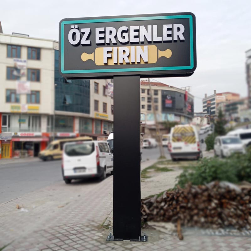 Öz Ergenler Fırın Totem Tabela | Antik Reklam - ANTİK REKLAM