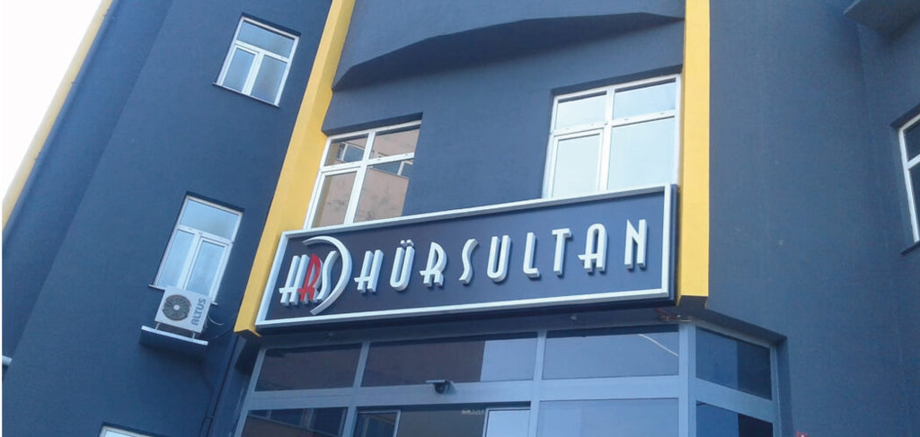 Hürsultan Kutu Harf Tabela | Antik Reklam Referans Çalışması - ANTİK REKLAM