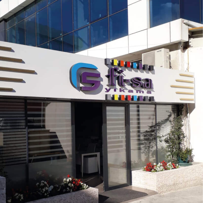 Fi-sa Yıkama Kutu Harf Tabela | Antik Reklam Referans Çalışması - ANTİK REKLAM