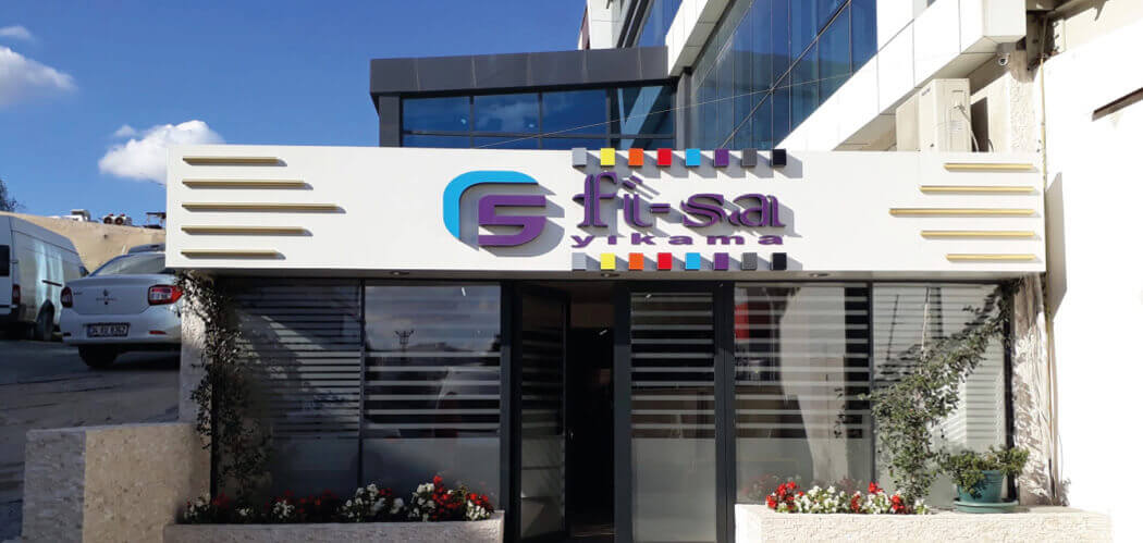 Fi-sa Yıkama Kutu Harf Tabela | Antik Reklam Referans Çalışması - ANTİK REKLAM