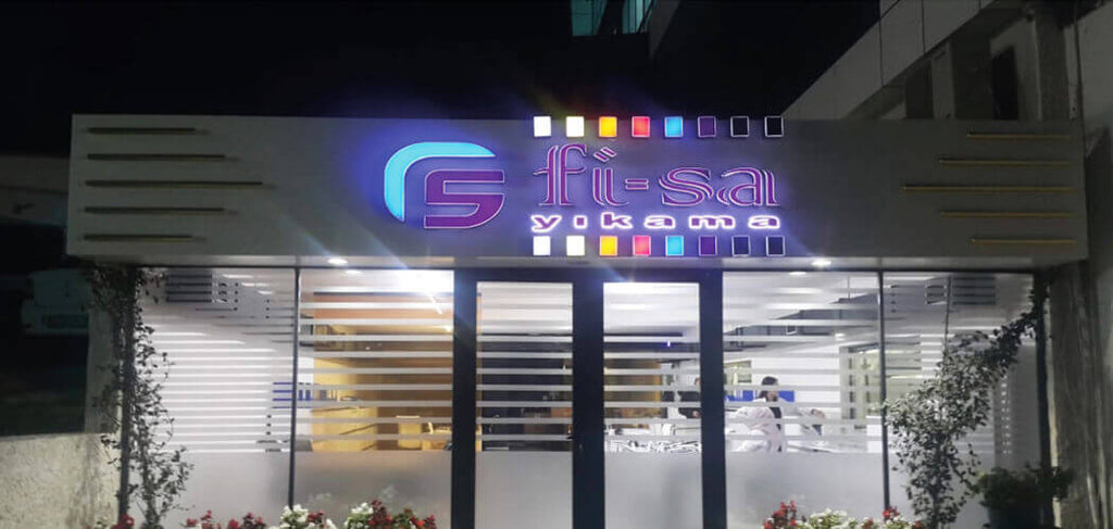 Fi-sa Yıkama Kutu Harf Tabela | Antik Reklam Referans Çalışması - ANTİK REKLAM