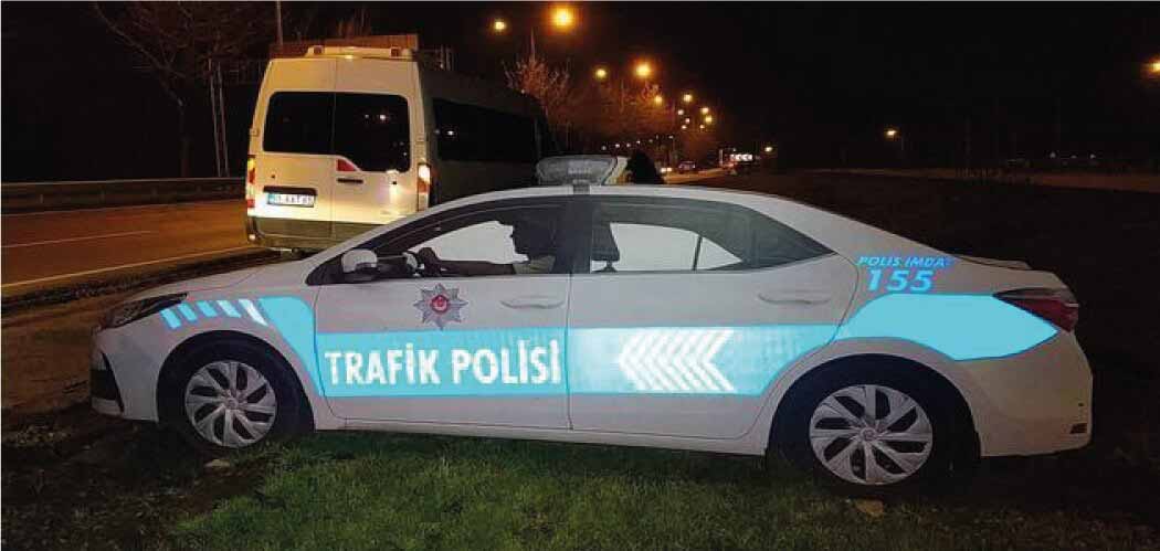 Reflektörlü Folyo Uygulaması | Antik Reklam - ANTİK REKLAM