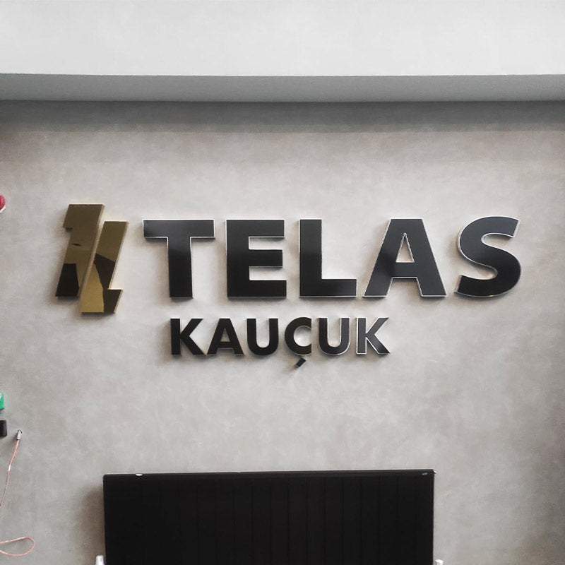 Telas Kauçuk Kutu Harf Tabela | Antik Reklam Referans Çalışması - ANTİK REKLAM