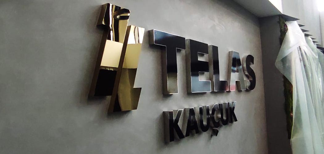 Telas Kauçuk Kutu Harf Tabela | Antik Reklam Referans Çalışması - ANTİK REKLAM