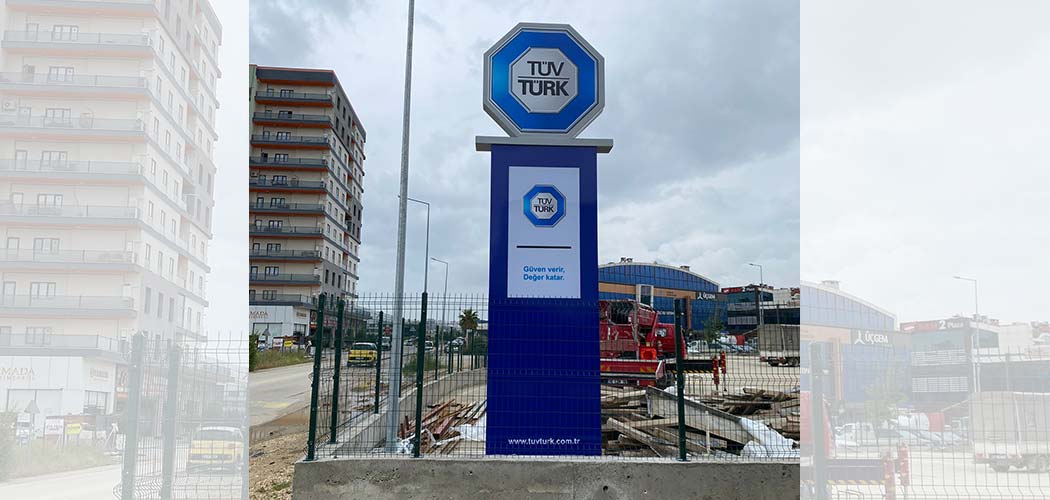 TÜVTÜRK Bursa Totem Tabela | Antik Reklam - ANTİK REKLAM