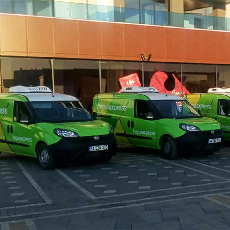 Hepsiburada Araç Giydirme | Antik Reklam - ANTİK REKLAM