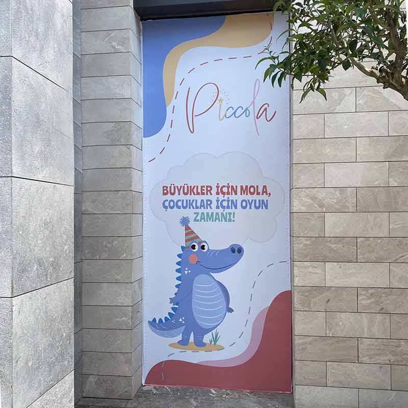 Piccola Çocuk Profil Kasa Üzeri Vinil Kapama | Antik Reklam - ANTİK REKLAM