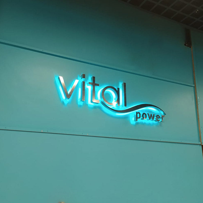 Vital Power Kutu Harf Tabela | Antik Reklam Referans Çalışması - ANTİK REKLAM