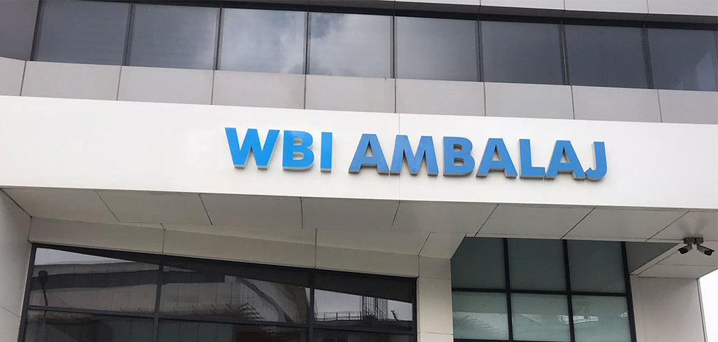 WBI Kutu Harf Tabela | Antik Reklam Referans Çalışması - ANTİK REKLAM