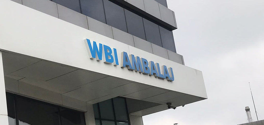 WBI Kutu Harf Tabela | Antik Reklam Referans Çalışması - ANTİK REKLAM