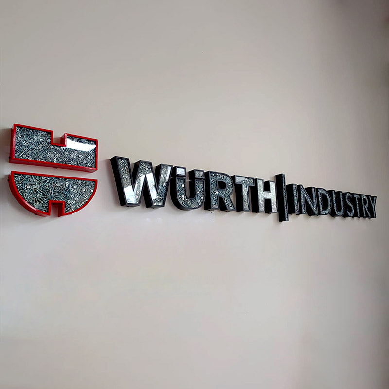 Würth Kutu Harf Tabela | Antik Reklam Referans Çalışması - ANTİK REKLAM